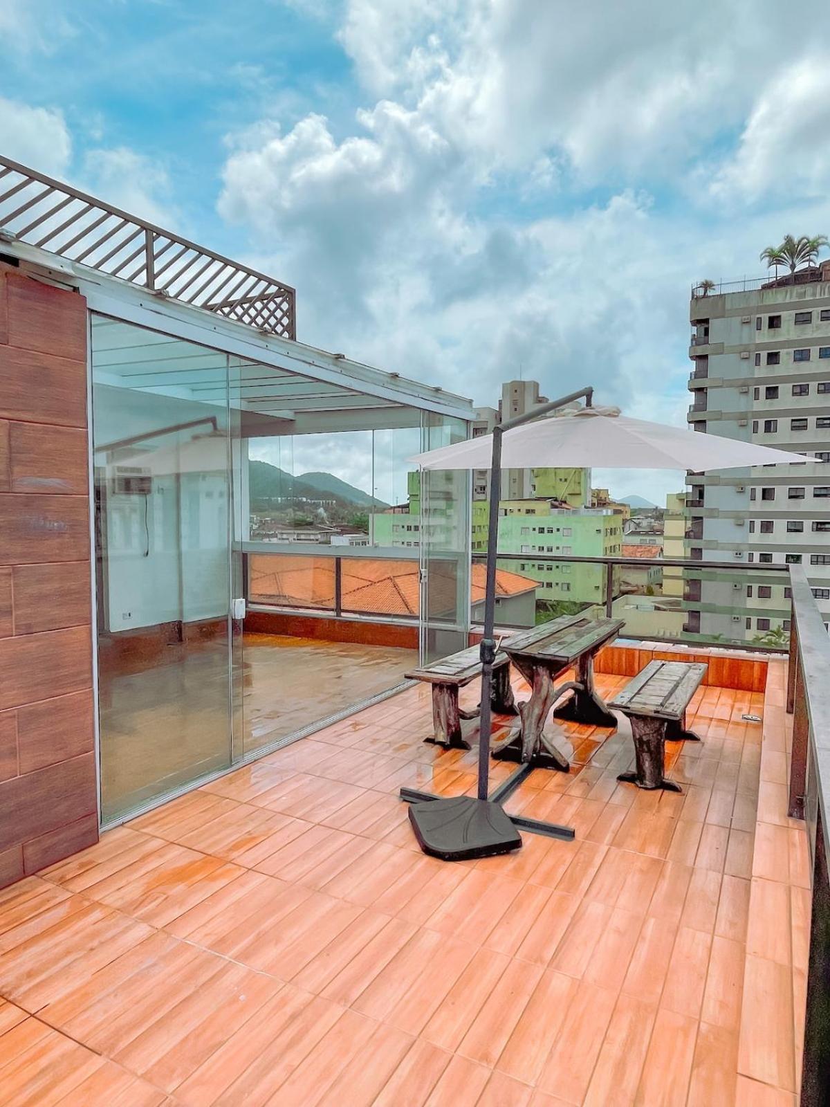 Cobertura Na Praia Da Enseada-Guaruja 180M2 10 Hospedes 외부 사진